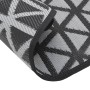 Alfombra de exterior PP negro Ø120 cm de vidaXL, Protectores para exterior - Ref: Foro24-368462, Precio: 21,50 €, Descuento: %