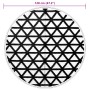 Alfombra de exterior PP negro Ø120 cm de vidaXL, Protectores para exterior - Ref: Foro24-368462, Precio: 21,50 €, Descuento: %