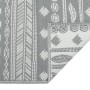 Alfombra de exterior PP gris 80x250 cm de vidaXL, Protectores para exterior - Ref: Foro24-316969, Precio: 33,66 €, Descuento: %