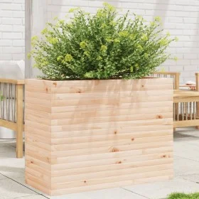 Jardinera madera maciza de pino 90x40x68,5 cm de vidaXL, Maceteros y jardineras - Ref: Foro24-3282489, Precio: 181,00 €, Desc...