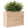 Jardinera madera maciza de pino 90x40x68,5 cm de vidaXL, Maceteros y jardineras - Ref: Foro24-3282489, Precio: 186,56 €, Desc...