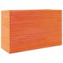 Jardinera madera maciza de pino marrón cera 110x40x68,5 cm de vidaXL, Maceteros y jardineras - Ref: Foro24-3282496, Precio: 2...
