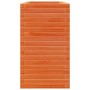 Jardinera madera maciza de pino marrón cera 110x40x68,5 cm de vidaXL, Maceteros y jardineras - Ref: Foro24-3282496, Precio: 2...