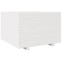 Jardinera madera maciza de pino blanco 80x80x49,5 cm de vidaXL, Maceteros y jardineras - Ref: Foro24-3282530, Precio: 211,80 ...