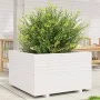Jardinera madera maciza de pino blanco 80x80x49,5 cm de vidaXL, Maceteros y jardineras - Ref: Foro24-3282530, Precio: 209,09 ...