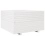 Jardinera madera maciza de pino blanco 80x80x49,5 cm de vidaXL, Maceteros y jardineras - Ref: Foro24-3282530, Precio: 211,80 ...