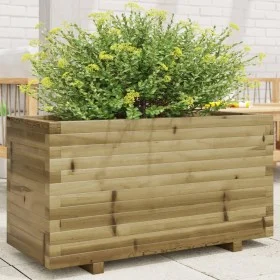 Jardinera madera de pino impregnada 90x40x49,5 cm de vidaXL, Maceteros y jardineras - Ref: Foro24-3282558, Precio: 152,57 €, ...