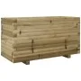 Jardinera madera de pino impregnada 90x40x49,5 cm de vidaXL, Maceteros y jardineras - Ref: Foro24-3282558, Precio: 152,57 €, ...