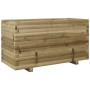 Jardinera madera de pino impregnada 90x40x49,5 cm de vidaXL, Maceteros y jardineras - Ref: Foro24-3282558, Precio: 154,82 €, ...