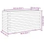 Jardinera madera de pino impregnada 90x40x49,5 cm de vidaXL, Maceteros y jardineras - Ref: Foro24-3282558, Precio: 152,57 €, ...