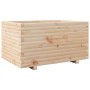 Jardinera madera maciza de pino 90x60x49,5 cm de vidaXL, Maceteros y jardineras - Ref: Foro24-3282564, Precio: 169,47 €, Desc...
