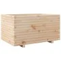 Jardinera madera maciza de pino 90x60x49,5 cm de vidaXL, Maceteros y jardineras - Ref: Foro24-3282564, Precio: 167,36 €, Desc...