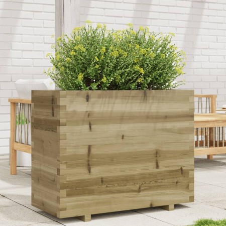 Jardinera madera de pino impregnada 90x40x72,5 cm de vidaXL, Maceteros y jardineras - Ref: Foro24-3282598, Precio: 215,59 €, ...