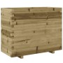 Jardinera madera de pino impregnada 90x40x72,5 cm de vidaXL, Maceteros y jardineras - Ref: Foro24-3282598, Precio: 215,59 €, ...