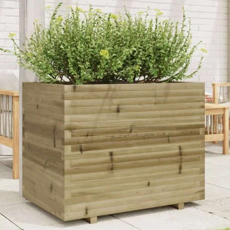 Jardinera madera de pino impregnada 90x60x72,5 cm de vidaXL, Maceteros y jardineras - Ref: Foro24-3282608, Precio: 250,99 €, ...