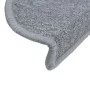 Alfombrillas de escalera 15 unidades gris claro 56x17x3 cm de vidaXL, Alfombrillas para escalones - Ref: Foro24-133879, Preci...