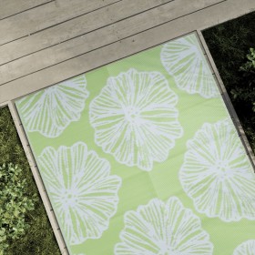 Alfombra de exterior PP verde 120x180 cm de vidaXL, Protectores para exterior - Ref: Foro24-368592, Precio: 22,08 €, Descuent...