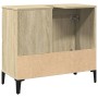 Armario de baño madera contrachapada roble Sonoma 65x33x60 cm de vidaXL, Tocadores de baño - Ref: Foro24-847405, Precio: 57,8...