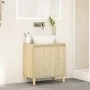 Armario de lavabo madera contrachapada roble Sonoma 58x33x60 cm de vidaXL, Tocadores de baño - Ref: Foro24-847407, Precio: 43...