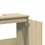 Armario de lavabo madera contrachapada roble Sonoma 58x33x60 cm de vidaXL, Tocadores de baño - Ref: Foro24-847407, Precio: 43...