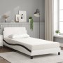 Cama con colchón cuero sintético blanco y negro 100x200 cm de vidaXL, Camas y somieres - Ref: Foro24-3208363, Precio: 260,04 ...