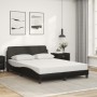 Cama con colchón cuero sintético negro 120x200 cm de vidaXL, Camas y somieres - Ref: Foro24-3208377, Precio: 325,03 €, Descue...
