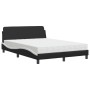 Cama con colchón cuero sintético negro y blanco 120x200 cm de vidaXL, Camas y somieres - Ref: Foro24-3208382, Precio: 353,88 ...