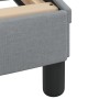 Cama con colchón tela gris claro 140x200 cm de vidaXL, Camas y somieres - Ref: Foro24-3208404, Precio: 381,46 €, Descuento: %