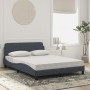 Cama con colchón terciopelo gris oscuro 140x200 cm de vidaXL, Camas y somieres - Ref: Foro24-3208412, Precio: 342,82 €, Descu...