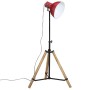Lámpara de pie rojo desgastado 25 W E27 75x75x90-150 cm de vidaXL, Lámparas - Ref: Foro24-371896, Precio: 73,41 €, Descuento: %