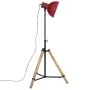 Lámpara de pie rojo desgastado 25 W E27 75x75x90-150 cm de vidaXL, Lámparas - Ref: Foro24-371896, Precio: 72,81 €, Descuento: %
