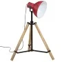 Lámpara de pie rojo desgastado 25 W E27 75x75x90-150 cm de vidaXL, Lámparas - Ref: Foro24-371896, Precio: 72,81 €, Descuento: %