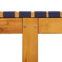 Tumbonas con mesa 2 uds madera maciza de acacia azul oscuro de vidaXL, Tumbonas - Ref: Foro24-3214218, Precio: 276,75 €, Desc...