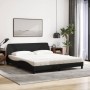 Cama con colchón de tela negro 180x200 cm de vidaXL, Camas y somieres - Ref: Foro24-3208446, Precio: 415,28 €, Descuento: %