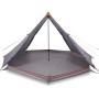 Tienda familiar tipi para 8 personas impermeable gris naranja de vidaXL, Tiendas de campaña - Ref: Foro24-94584, Precio: 81,2...