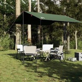 Lona de camping impermeable verde 300x294 cm de vidaXL, Tiendas de campaña - Ref: Foro24-94649, Precio: 29,96 €, Descuento: %