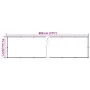 PVC balcony privacy screen stone look 800x75 cm by vidaXL, fence panels - Ref: Foro24-4005425, Price: 32,28 €, Discount: %