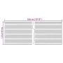 Sichtschutzzaun aus PVC in grauem Marmorstein-Design, 35x0,19 m von vidaXL, Zaunpaneele - Ref: Foro24-4005543, Preis: 33,20 €...