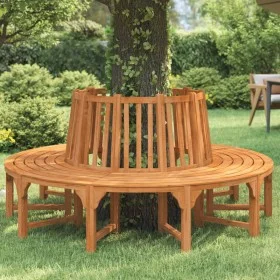Banco de árbol circular madera maciza eucalipto Ø208 cm de vidaXL, Bancos de jardín - Ref: Foro24-3154103, Precio: 602,97 €, ...