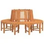 Banco de árbol circular madera maciza eucalipto Ø208 cm de vidaXL, Bancos de jardín - Ref: Foro24-3154103, Precio: 602,97 €, ...