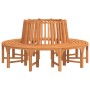 Banco de árbol circular madera maciza eucalipto Ø208 cm de vidaXL, Bancos de jardín - Ref: Foro24-3154103, Precio: 556,35 €, ...