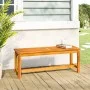 Gartenbank aus massivem Akazienholz 110x35x45 cm von vidaXL, Gartenbänke - Ref: Foro24-319419, Preis: 99,51 €, Rabatt: %