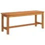 Gartenbank aus massivem Akazienholz 110x35x45 cm von vidaXL, Gartenbänke - Ref: Foro24-319419, Preis: 99,51 €, Rabatt: %