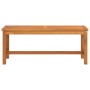 Banco de jardín madera maciza de acacia 110x35x45 cm de vidaXL, Bancos de jardín - Ref: Foro24-319419, Precio: 108,00 €, Desc...