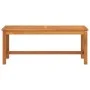 Gartenbank aus massivem Akazienholz 110x35x45 cm von vidaXL, Gartenbänke - Ref: Foro24-319419, Preis: 99,51 €, Rabatt: %