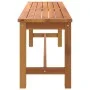 Gartenbank aus massivem Akazienholz 110x35x45 cm von vidaXL, Gartenbänke - Ref: Foro24-319419, Preis: 99,51 €, Rabatt: %