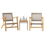 Juego de bistró 3 pzas ratán PE beige y madera maciza acacia de vidaXL, Conjuntos de jardín - Ref: Foro24-365867, Precio: 186...
