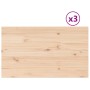 Tablero de mesa rectangular 3 uds madera de pino 80x47x1,7 cm de vidaXL, Tableros para mesas - Ref: Foro24-847419, Precio: 57...
