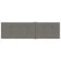 Cojín para tumbona tela gris oscuro melange (75+105)x50x3 cm de vidaXL, Cojines para sillas y sofás - Ref: Foro24-4002488, Pr...