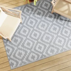 Alfombra de exterior PP gris 160x230 cm de vidaXL, Protectores para exterior - Ref: Foro24-368553, Precio: 38,95 €, Descuento: %